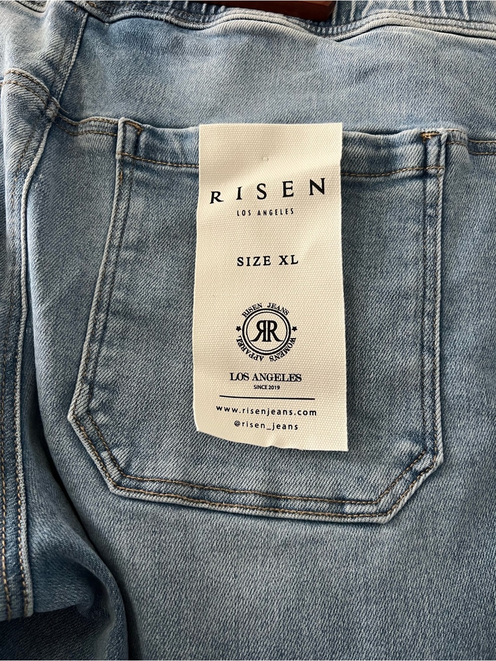 RISEN Super Stretchy Wide-Leg Jeans - Picture 5 of 5